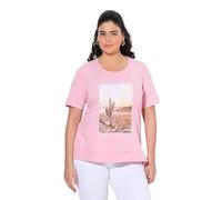 gs1 data protected company 4069787000005 Damen T-Shirt Mit Fotodruck, Classic, Rosa, 62-64 EU