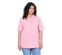 gs1 data protected company 4069787000005 Women's Poloshirt, Piqué, Polokragen, Samt-Knopfleiste, Halbarm Shirt, rosa, 50-52