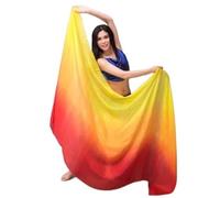 GSCLZ Schals Frauen Bauchtanz Seidenschleier Bauchtanz Schleier Halbrund (Color : As picture-01, Size : 250cm 114cm)