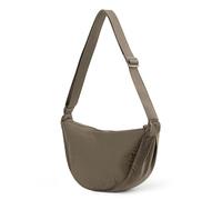 GSenhui Crossbody Bag Damen Halbmond Schultertasche, Hobo Halfmoon Bag Einfarbige Umhängetasche Damen Kleine für Damen Reisen