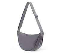 GSenhui Crossbody Bag Damen Halbmond Schultertasche, Hobo Halfmoon Bag Einfarbige Umhängetasche Damen Kleine für Damen Reisen