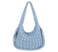 GSenhui Gesteppte Tasche Groß, Puffer Tasche Crossbody Bag Puffy Tote Bag Stepptasche zum Umhängen, Baumwolle Quilted Bag Hobo Bag Einfarbig Daunen Puffer-Tragetasche
