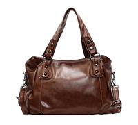 GSenhui Tote Bag Damen Handtasche Vintage Tragetasche Groß City Schultertasche mit Mehreren Taschen, Crossbody Tasche Umhängetasche Frauen Groß für Schule Arbeit