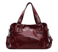 GSenhui Tote Bag Damen Handtasche Vintage Tragetasche Groß City Schultertasche mit Mehreren Taschen, Crossbody Tasche Umhängetasche Frauen Groß für Schule Arbeit
