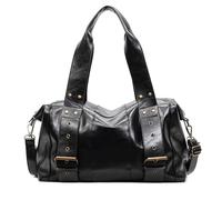 GSenhui Tote Bag Damen Handtaschen Großen Umhängetaschen Vintage Nieten City Schultertaschen Crossbody Tasche Frauen für Einkaufen und Dating Schwarz