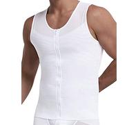 GSKS Kompressionsshirts für Herren, Body Shaper Slimming Shirts Shapewear mit Reißverschluss