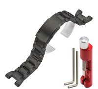 GST-B100 Edelstahl Uhrenarmbänder Kompatibel mit Casio G-Steel GST-B100 GST-210 GST-S300 GST-S110 GST-S10 GST-W100 W300 Mens Ersatz Mental Strap Uhr Zubehör (Black)