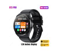 (GT3 Problack) Kompatible Huawei GT3 Pro Smartwatch für Erwachsene, 1,39 Zoll HD-Bildschirm, Bluetooth-Anruffunktion,
