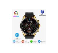 (GT4 PRO Silikon Gold) Kompatible Huawei GT4 Pro GPS-Smartwatch für Erwachsene, Fitnessuhr mit Always-On-HD-Display,