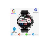 (GT4 PROsilver) Kompatible Huawei GT4 Pro GPS-Smartwatch für Erwachsene, Fitnessuhr, zeigt immer HD-Bildschirm