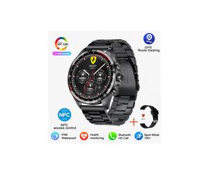 (GT4 PROsteel band schwarz) Kompatible Huawei GT4 Pro GPS Smart Watch Erwachsene Fitness Watch Immer HD-Bildschirm