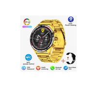 (GT4 PROsteel gold) Kompatible Huawei GT4 Pro GPS Smart Watch Fitnessuhr für Erwachsene, immer HD-Bildschirm anzeigen,