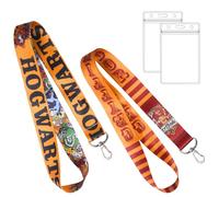GTOTd Wizarding World Lanyard Schlüsselband (2 Pcs) with Ausweishalter