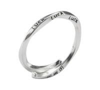 Gu Feng Abteilung für Retro Glück Möbius Slawischer Ring weibliche Spirale Buchstabe Glücksring Hand Ornament