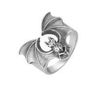 Gu Feng Accessoires Persönlichkeit Vintage Fledermaus Herren Titan ring
