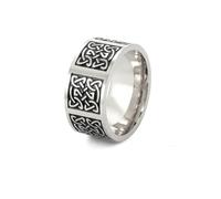 Gu Feng Celtics Irischer Knoten Herrenring Amulett Triquetra Paar Frauen Ringe Vintage Edelstahl Schmuck Geschenk