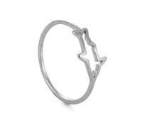 Gu Feng Edelstahl Fisch Hai Form Ringe für Frauen Minimalistische Fingerringe Schmuck Party Geburtstagsgeschenke