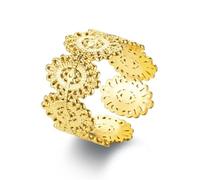 Gu Feng Edelstahl Ring Engel Flügel Gold Farbe Ringe Frauen Mode Schmuck weiblich Vintage