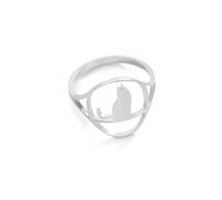 Gu Feng Edelstahl Tierring Frauen Vogel Katze Hund Pfote Schmetterling Phönix Schwalbe Runde Finger Ringe Mode Schmuck Geschenk