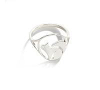 Gu Feng Edelstahl Tierring Frauen Vogel Katze Hund Pfote Schmetterling Phönix Schwalbe Runde Finger Ringe Mode Schmuck Geschenk