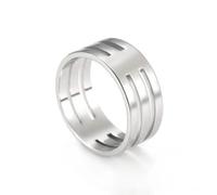 Gu Feng Einfache Paarringe Edelstahl Frauen Männer lässig Ehering Schmuck Geburtstagsgeschenk für Liebhaber Freunde