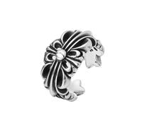 Gu Feng FashionStarMen Personality Vintage Cross Herren ring aus Titanstahl