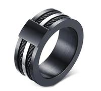 Gu Feng Herrenband Edelstahlring Stilvoller Herrenring