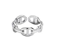 Gu Feng Koreanische einfache Schweinenase Japanische Wort Ring Damenmode süßes Temperament Persönlichkeit Ring