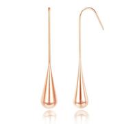 Gu Feng Mode Frauen glatter Schmuck Ohrring Edelstahl Ohrringe