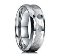 Gu Feng Mode gehämmertes Design Herren Edelstahl Ringe Damen Ehering