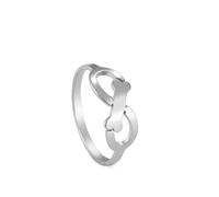 Gu Feng Niedliche Hundepfote und Knochenring Goldfarbe Edelstahl Geburtstagsschmuck Ringe Geschenke