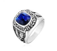 Gu Feng Persönlichkeit Punk Edelstein Army Ring Herren Vintage übertriebener Titanstahl ring