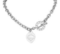 Gu Feng Persönlichkeit Titan Stahl Halskette stilvoll einfach kurze herzförmige Schlüsselbeinkette weiblich