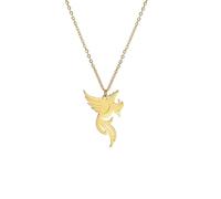 Gu Feng Phönix Anhänger Halskette für Frauen Mädchen Gold Farbe Halskette Choker Lucky Bird Schmuck Geschenk