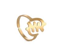 Gu Feng Punk Afrika Karte Ringe für Frauen Mädchen Edelstahl Gold Farbe offene Ringe afrikanischer ethnischer Kulturschmuck Geschenk