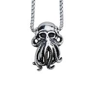 Gu Feng Punk Hip Hop Cthulhu Oktopus Anhänger Halskette Edelstahl Männer Mode Street Rock Oktopus Tier Halskette Kette Schmuck