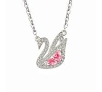 Gu Feng rosa zirkon weiß schwan anhänger halskette mode schlüsselbein kette