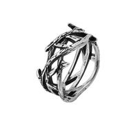 Gu Feng Schmuck Accessoire Persönlichkeit Vintage Jesus Dorn Krone Titan ring