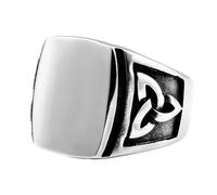 Gu Feng Vintage Wikinger Keltischer Knoten Edelstahl Ring Herren Persönlichkeit Mode Titan Stahl Ring