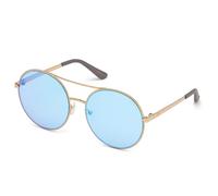 Guess Unisex-Erwachsene GU7559 28X 60 Sonnenbrille, Gold (ORO Rosa Lucido/Blu Specchiato), 60