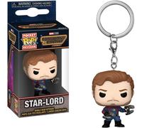 Funko Pop! Keychain: Marvel - Guardians of The Galaxy 3 - Star-Lord - Neuartiger Schlüsselanhänger - Vinyl-Minifigur Zum Sammeln - Strumpffüller - Geschenkidee - Offizielle Handelswaren