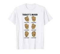 Guardians of The Galaxy Vol 2 Groot Todays Mood T-Shirt, Herren, Weiß, L
