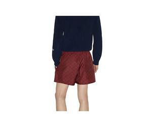 Gucci Badehose GG Logo Print Rot Herren