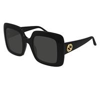 Gucci Damen Sonnenbrille - GG0896S - 001 - 52mm - Schwarz, Rechteck