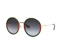 GUCCI EYEWEAR Unisex-Sonnenbrille GG0061S 003 Metal Gold Green