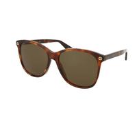 Gucci Damen GG0024S 002 Sonnenbrille, Braun (Avana/Brown), 58