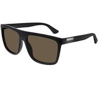 GUCCI Mens GG0748S Sunglasses, Black-Black-Brown, 59