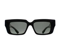 Gucci Rectangle Womens Schwarz Grau GG1529S Einheitsgröße