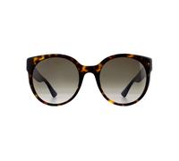 Gucci Sonnenbrille GG0035S 004 Havanna Glitter Blau und Rot Braun Einheitsgröße