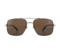 Gucci Sonnenbrille GG0529S 002 Ruthenium Havanna Braun Einheitsgröße